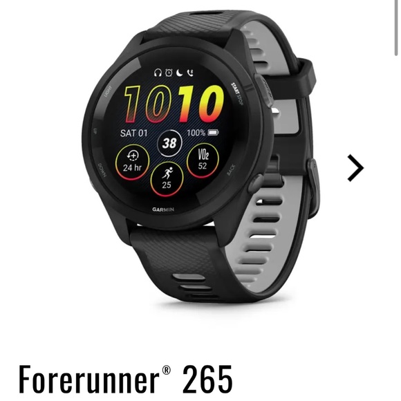 garmin Other - Garmin Forerunner 265 Black and Gray Smartwatch